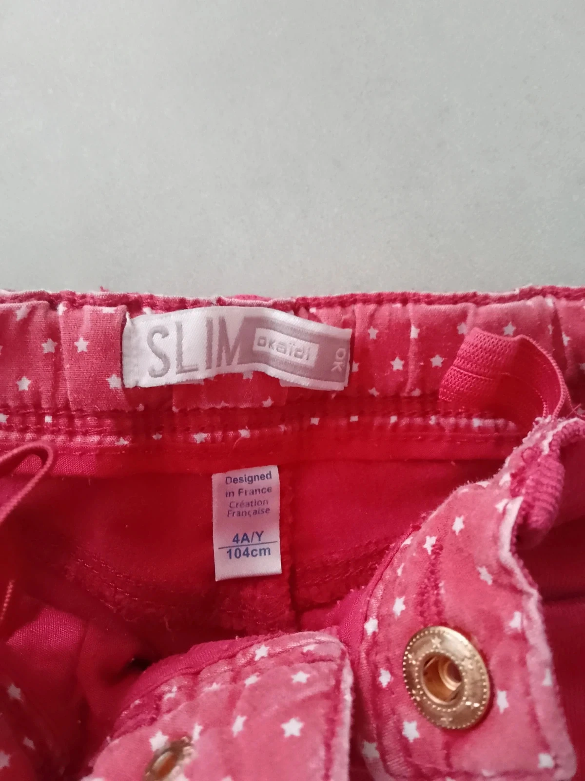 Lote de 2 calças para meninas 4/5 anos – photo 4